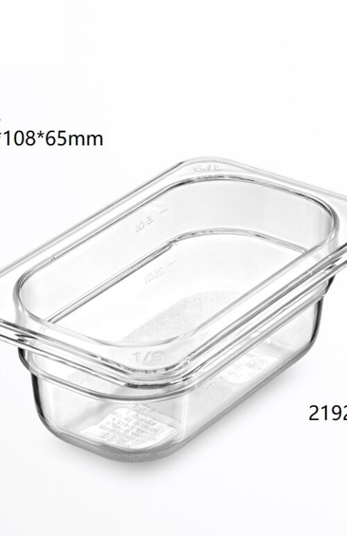 BAC GASTRO EN POLYCARBONATE GN 1/9 P65 OZTI 8310.19065.00 X 1PC