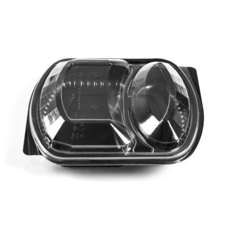 BARQUETTE 2 COMPARTIMENTS NOIRE