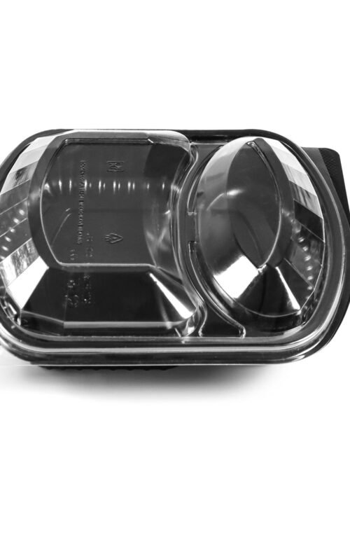 BARQUETTE 2COMPARTIMENTS NOIRE A/C X 25PQTS X 10PCS