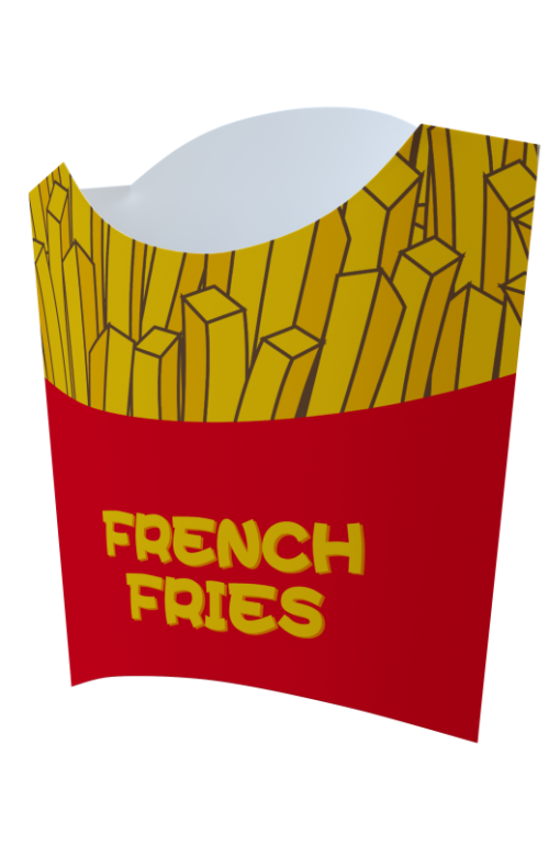 BOITE FRITES FF500 PM X 10PQTS DE 50PCS